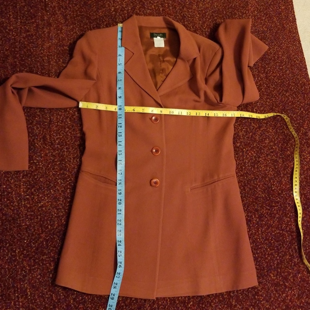 BAGUTTA GUC Jacket Persimmon Crepe sz 4 - Picture 5 of 7